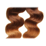 1 Bundle Ombre  Body Wave Hair #T1b/4/27 Ombre Brown Virgin Hair, 16"-26" - Sunberhair