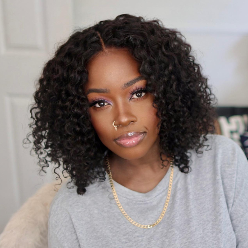 Sunber Jerry Curls 5*5 HD Lace Closure Wig Virgin Human Hair For Women