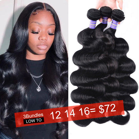 $72 Get 3 Pcs Human Hair Bundles Ins Flash Sale, Limited Stock without Code! Hurry Up!