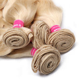 Sunber 613 Blonde Hair Weave 4 Bundles Body Wave Virgin Human Hair Extension