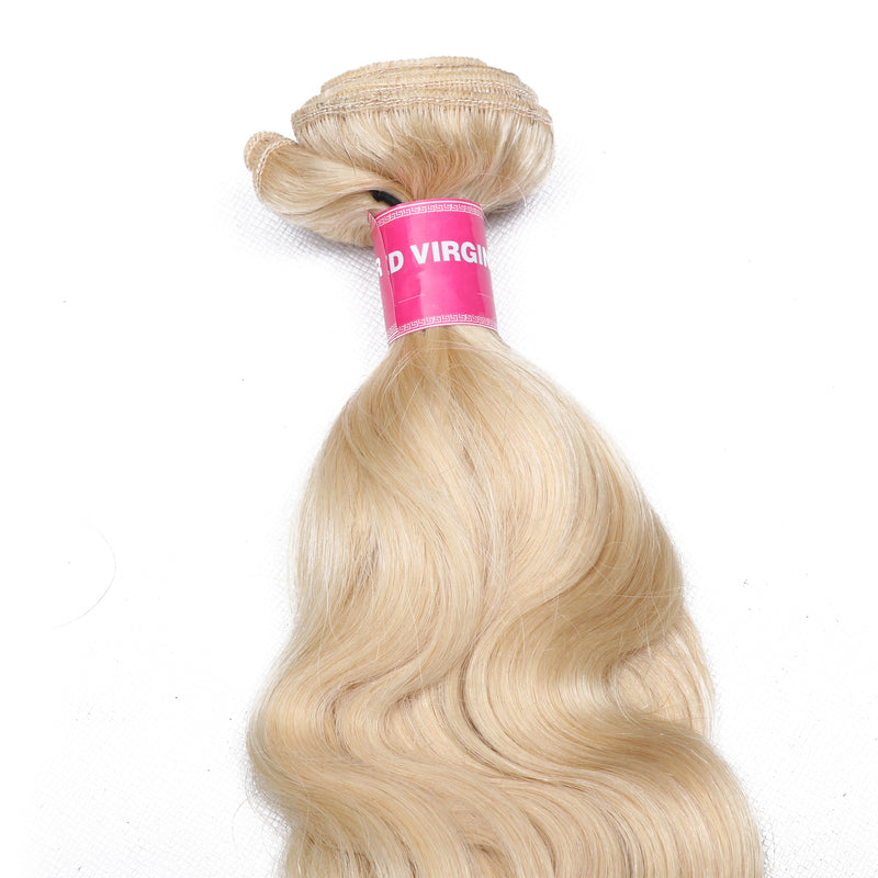 Sunber Hair 613 Blonde Virgin Human Hair Extension Body Wave Bundles 10-24 Inch 1PCS