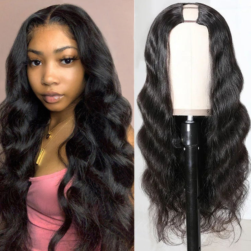 BOGO Buy Body Wave U Part Wig‎ Get Free 1 Bundle Human Hair Weave Flash Sale