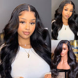 Flash Sale Sunber 5*5 HD Lace Glueless Wigs Invisible Lace Human Hair Wigs Pre Plucked Baby Hair