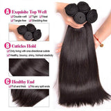 Sunber Natural Black Body Wave Or Straight 3Bundles Human Hair Weave  for Black Woman