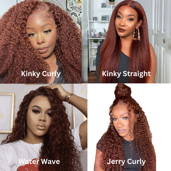 sunber reddish brown lace front wigs