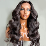 Sunber Body Wave 4*4 Lace Closure Wig Affordable 180% Density Wig