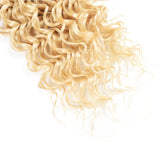 Sunber 4 Bundles 613 Deep Wave Hair Double Hair Weft, 100% Human Hair