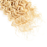 Sunber Hair 613 Blonde Deep Wave 3PCS  With 4X4 Lace Closure 100% Virgin Human Hair Weaves