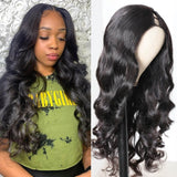 【22inch=$99】Sunber Body Wave U Part Wig Human Hair Natural Color For Women Flash Sale