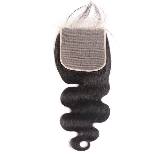 1PC Sunber 6*6 Free Part  Body Wave Hair Closure With Baby Hair