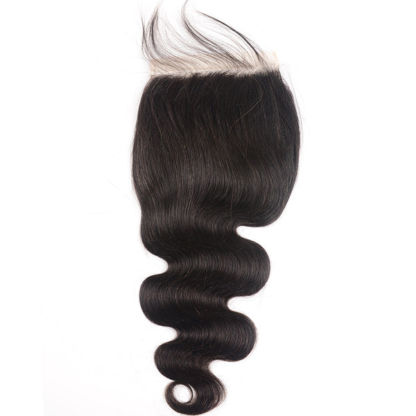 1PC Sunber 6*6 Free Part  Body Wave Hair Closure With Baby Hair