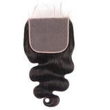 1PC Sunber 7*7 Free Part  Body Wave Hair Lace Closure With Baby Hair