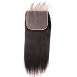 Sunber 7*7 Free Part  Straight Lace Closure with Baby Hair, Peruvian/Malaysian/Brazilian/Indian Hair