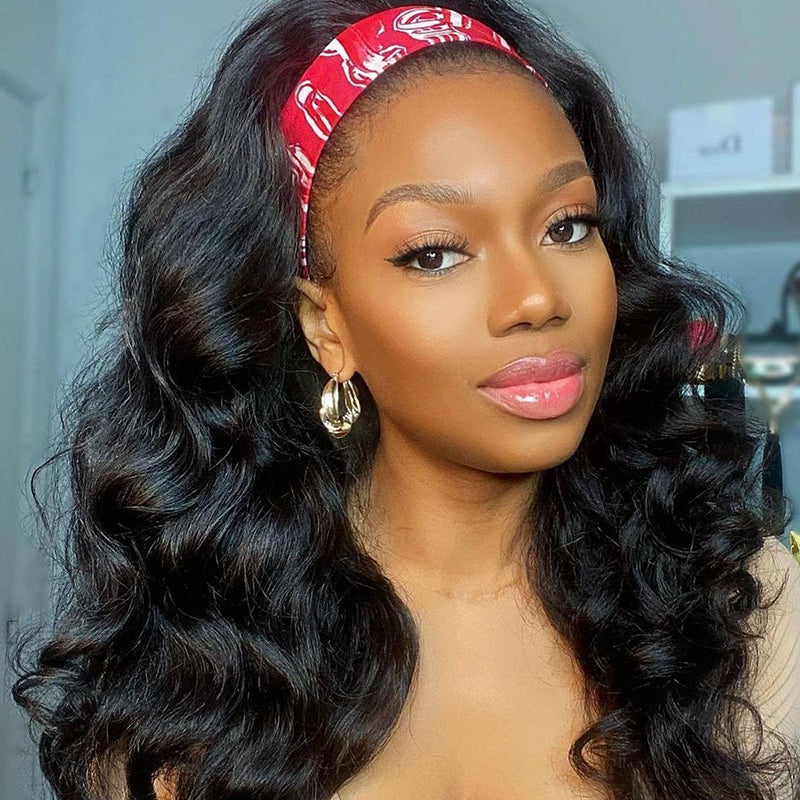Sunber Amber Ansah Recommend Zero Skill Body Wave Headband Wigs Wear & Go Glueless Human Hair Wigs