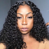 Flash Sale Sunber Water Wave Glueless V Part Bob Wigs No Leave Out Beginner Friendly Human Hair Wigs