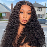 Sunber Best Curly Transparent Lace Front Wigs with Pre Plucked Human Hair Wigs Flash Sale