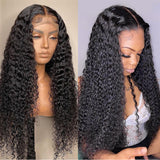 Flash Sale Sunber 4C Kinky Edge Full Curly Lace Closure Wigs Pre-Plucked Hairline Human Hair Wigs