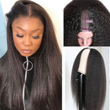 BOGO Sunber Full And Thick Kinky Straight U Part Wig Upgrade V Part Wig Glueless Human Hair Wigs