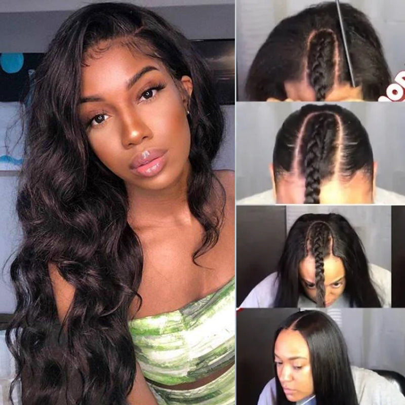 BOGO Buy Body Wave U Part Wig‎ Get Free 1 Bundle Human Hair Weave Flash Sale