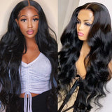 Sunber Affordable 13x4 Lace Frontal Wigs Body Wave Human Hair Wigs Lace Closure Pre-plucked Hairline Flash Sale