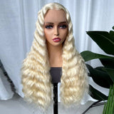 Clearance Sale Sunber #613 Blonde Deep Wave 13x4 Lace Front Wig 100% Human Hair Flash Sale