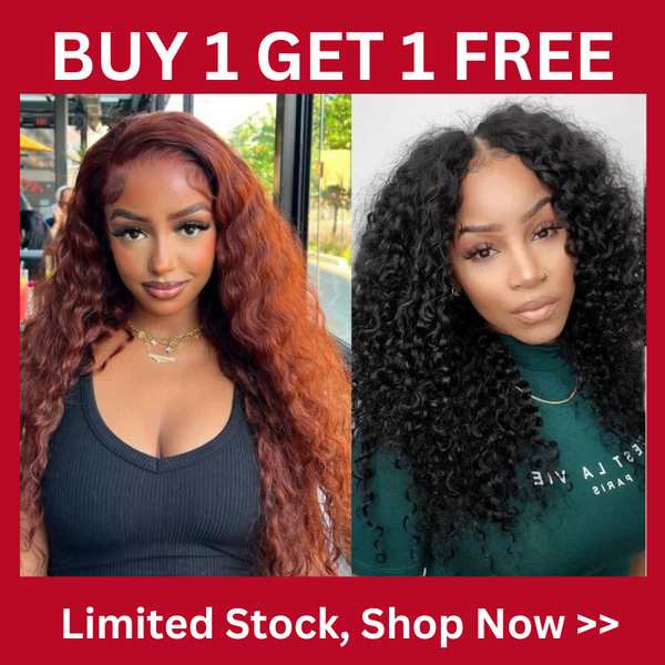 Buy Sunber Reddish Brown Wet And Wavy 13*4 Lace Front Wigs Get V Part Curly Wig Flash Sale