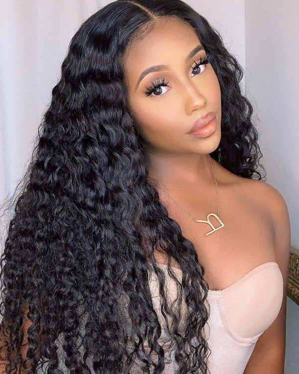 Sunber Hair Remy Human Hair Deep Wave Hair 1 Bundle Human Hair Weaves