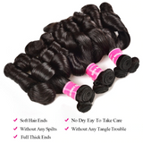 Sunber Hair Brazilian New Funmi Curly Hair Double Drawn Bouncy Curl 3/4 Bundles Human Hair Extensions