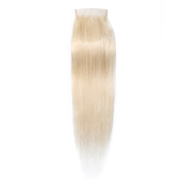 Sunber 613 Color 100% Human Hair 4*4 Lace Closure Straight Hair Silk Lace Closure