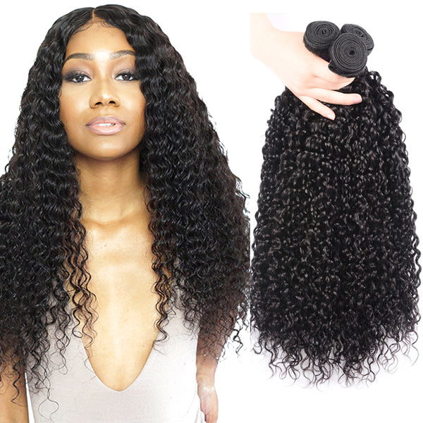 Sunber Hair Peruvian Curly Hair Bundles 3pcs/pack Unprocessed Peruvian Remy Human Hair