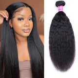 Sunber Hair 1 Bundle Kinky Straight Human Hair Weaves  On Sale  100% Human  Hair