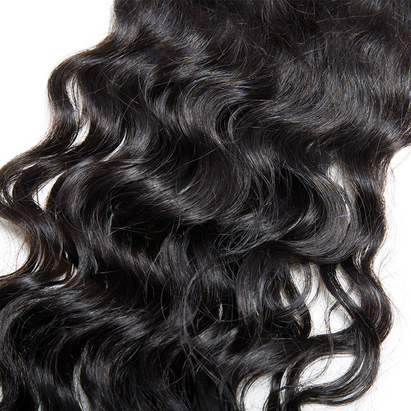 Virgin Natural Wave Hair 4x4 Free Part Swiss Lace Closure, 1pcs. Malaysian/Brazilian/Peruvian Hair - Sunberhair