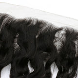 Peruvian Virgin Natural Wave Hair 3 Bundles with Lace Frontal, 100% Human Virgin Hair - Sunberhair