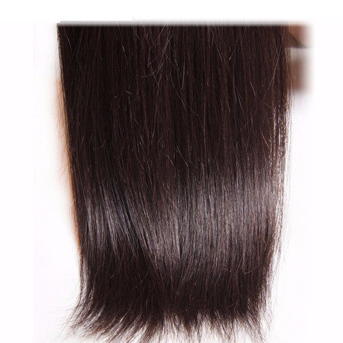 Peruvian Straight Hair 3 Bundles with 13*4 Frontal Closure, Virgin Human Hair - Sunberhair