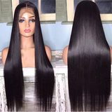 Sunber 9A Grade 13 By 4 Transparent Lace Front Human Hair Wigs Straight Hair Wig Preplucked Human Hair Wig 150% Density