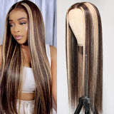 sunber straight highlighted 13x4 lace wigs