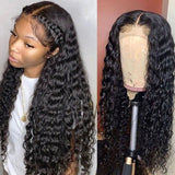 Sunber Water Wave Lace Front Wig Affordable Lightweight Human Hair Wigs For Summer