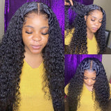 Sunber Water Wave Lace Front Wig Affordable Lightweight Human Hair Wigs For Summer