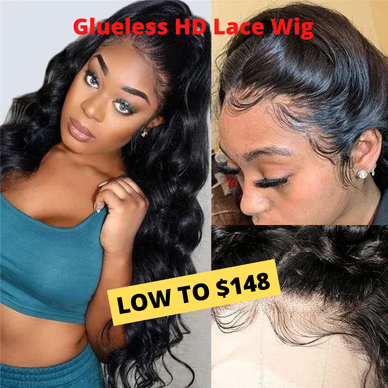 Flash Sale Sunber 5*5 HD Lace Glueless Wigs Invisible Lace Human Hair Wigs Pre Plucked Baby Hair