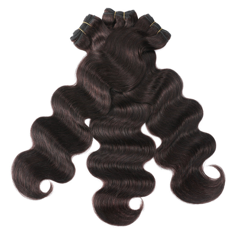 Products Flash Sale Sunber #2 Dark Brown Hair Bundles Body Wave Human Hair Weave 3 Pcs a lot For Clearance Sale