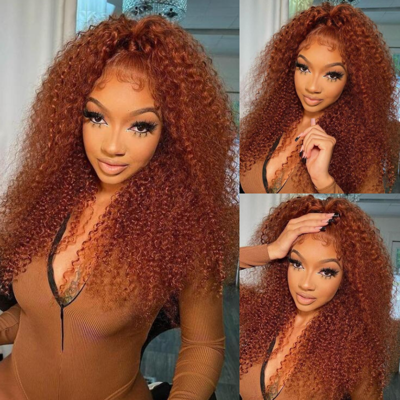 Jerry Curly 13*4 Lace Front Human Hair Wigs