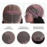 Sunber Honey Blonde Water Wave 13x4 Lace Front Wig With Baby Hair For Women
