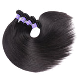 Sunber Hair Peruvian Straight Hair 4 Bundles New Remy Human Hair Weave