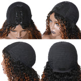 Buy 1 Get 1 Free Buy Balayage Highlight V Part Water Wave Wig Get Free Body Wave U Part Wig Flash Sale