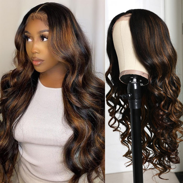 Trendiest Ombre Highlight Color Lace Wig