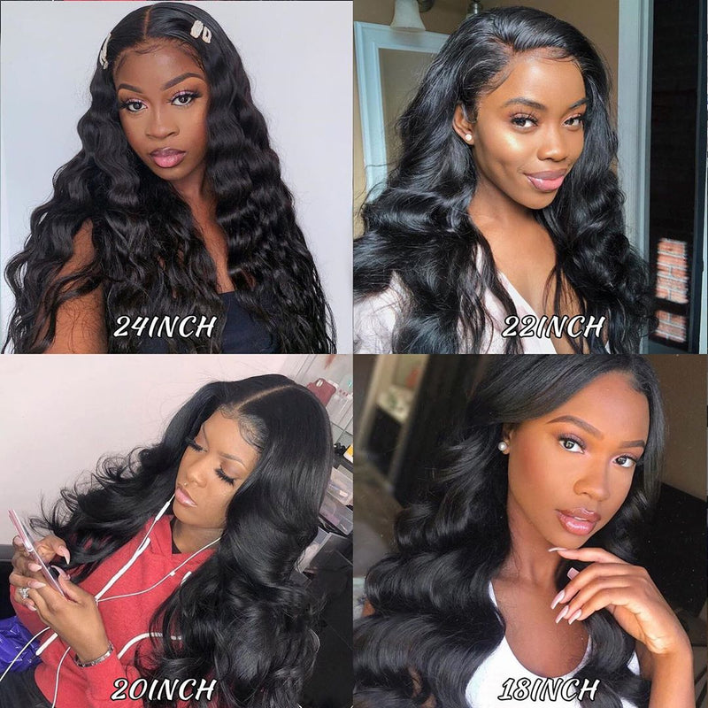 Sunber Natural Black Body Wave Or Straight 3Bundles Human Hair Weave  for Black Woman