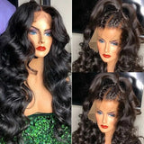 Sunber High-Quality Body Wave 13x4 Glueless HD Lace Front Wigs With Baby Hair Human Hair Wigs