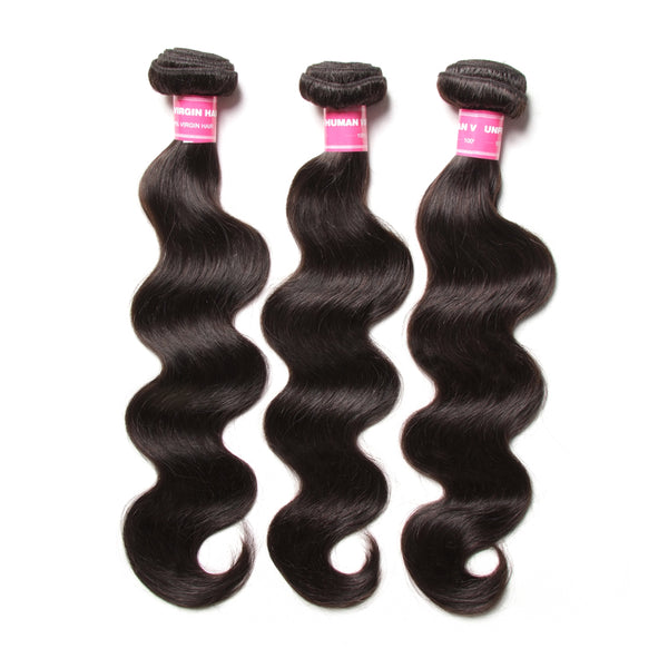 Sunber Hair Indian Body Wave 3 Bundles with 13*4 Ear to Ear Full Lace Frontal Closure, 8A Hotsale Virgin Hair