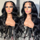 Sunber Body Wave 4*4 Lace Closure Wig Affordable 180% Density Wig