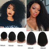 Flash Sale $100 Off Sunber Afro Kinky Curly 5x5 HD Transparent Lace Closure Wig 180% Density Glueless Human Hair Wig